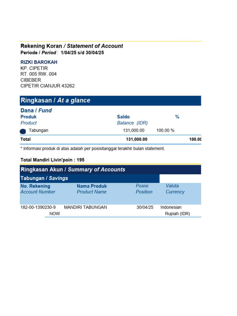 Consolidated EStatement Apr 2025 Unlocked | PDF