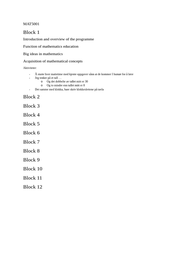 Mat 2001 | PDF