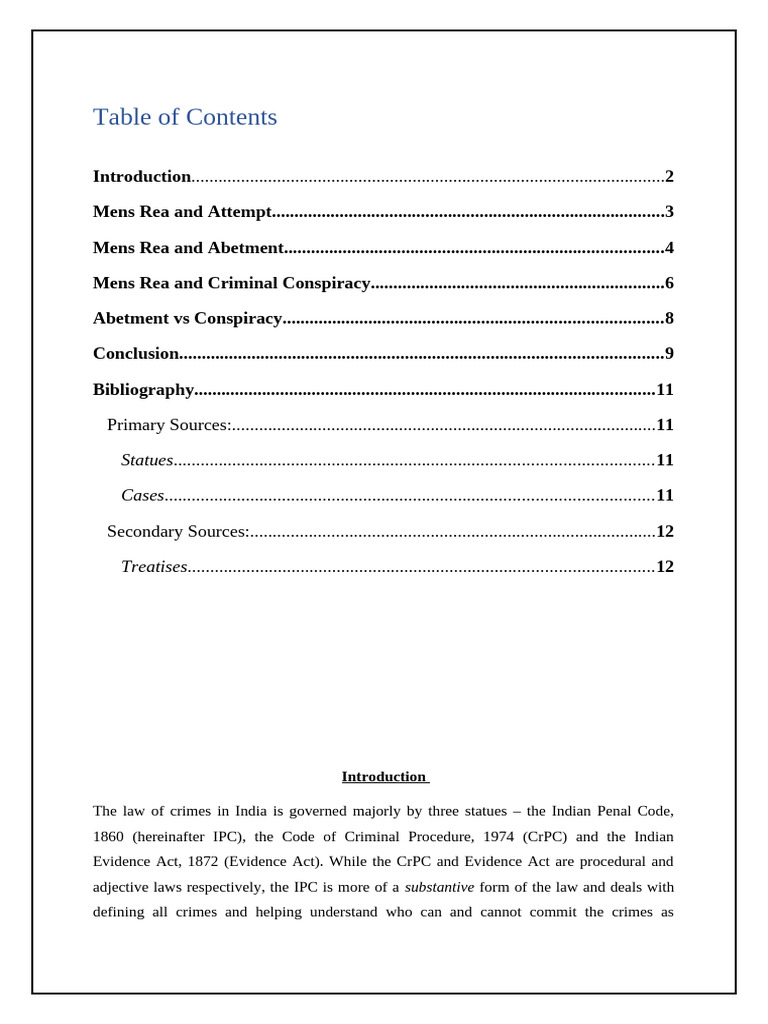Mens Rea in Inchoate Offences | PDF | Mens Rea | Aiding And Abetting