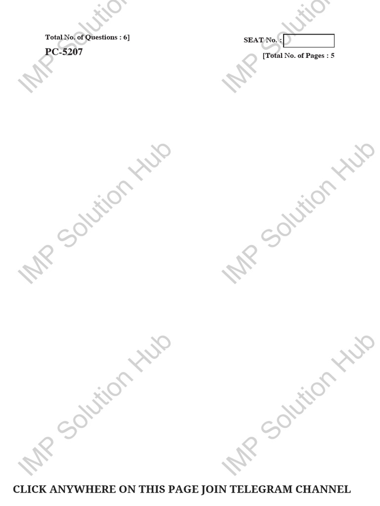 Mechanics 2024 SPPU Pattern Solve Question Paper | PDF | Acceleration ...