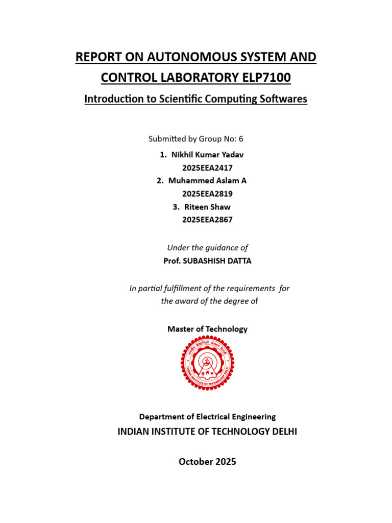 Introduction To Scientific Computing Softwares | PDF | Numerical ...