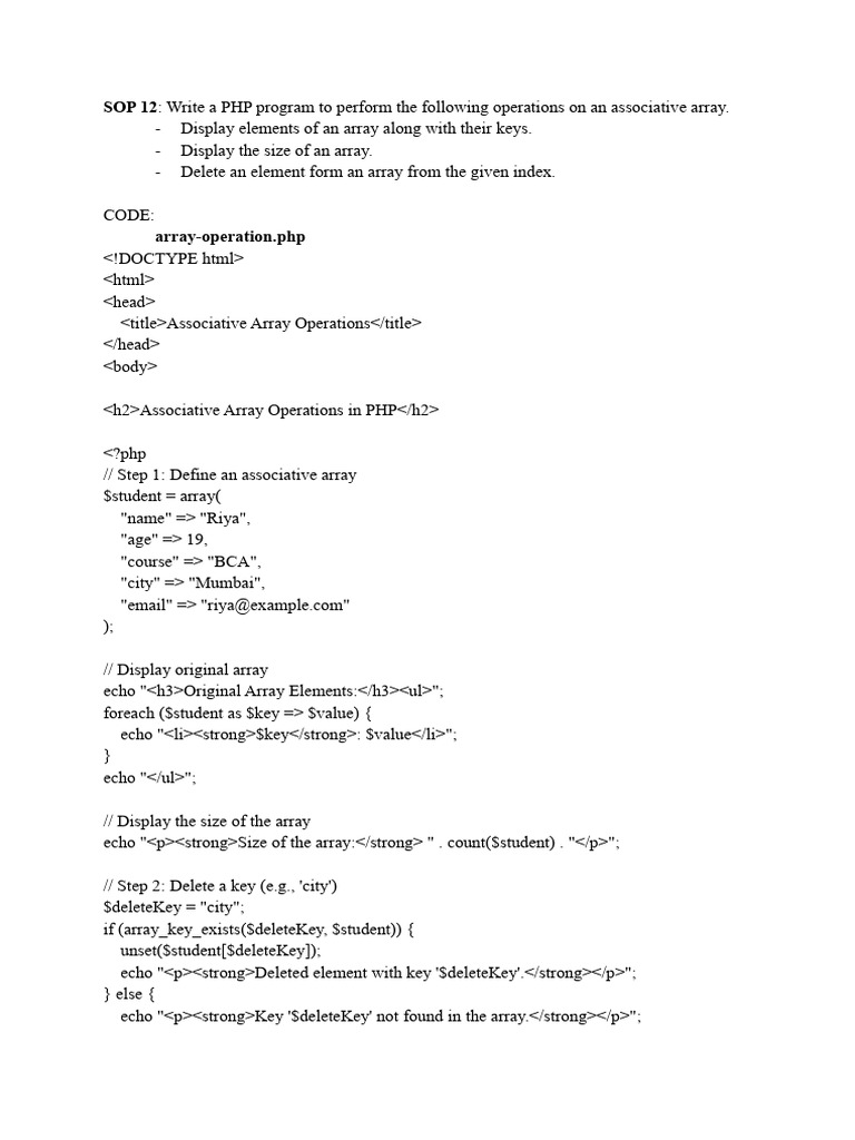 Sop3 (PHP) | PDF