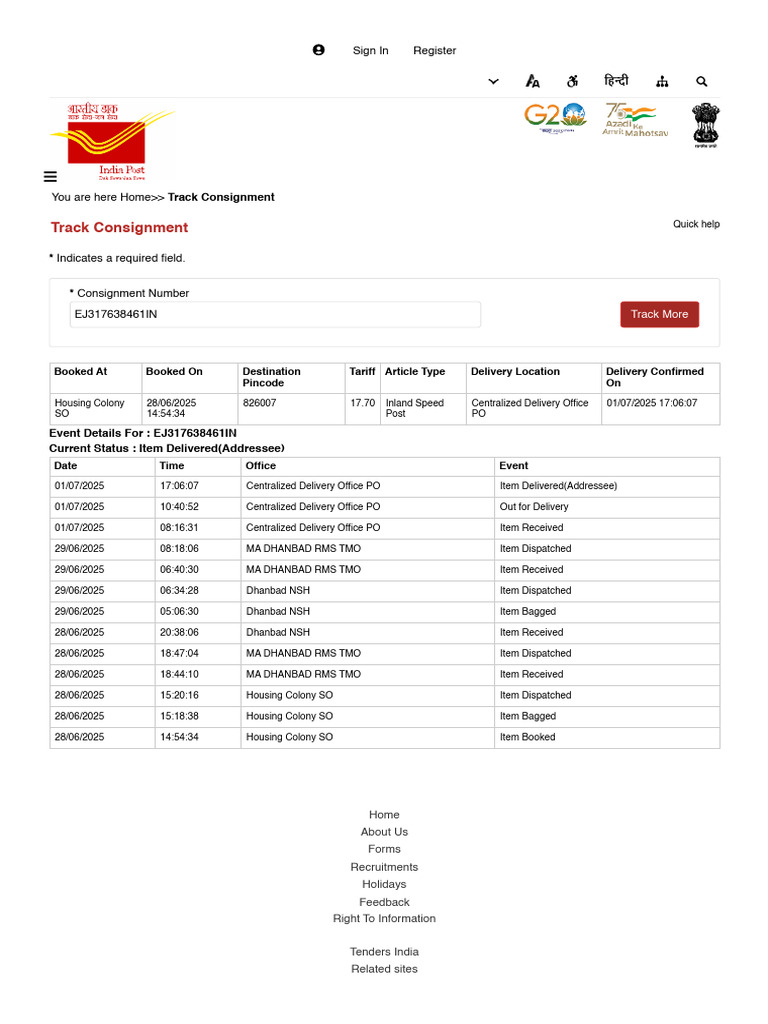 Track Consignment- Gautam Singh | PDF