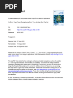 テイラー・スウィフト 1989 -ツアー・エディション (初回限定盤） Crystal Engineering For Poorly Water-Soluble Drugs: From Design To