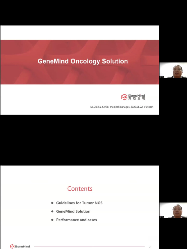 GeneMind Solutions for Cancer Genomics | PDF