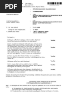 Self Declaration for Driving Licence | PDF