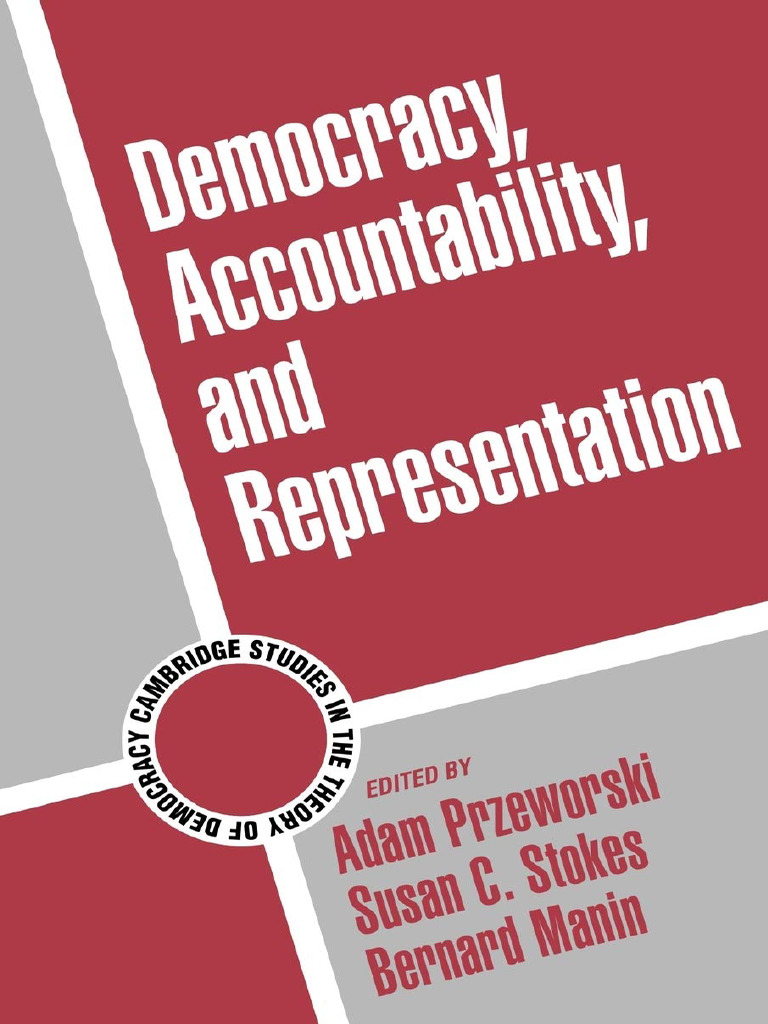 [Cambridge Studies in the Theory of Democracy (2)] Adam Przeworski ...