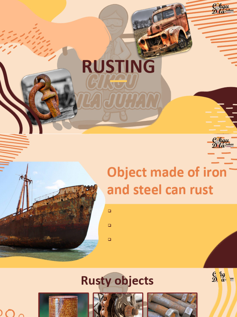 Science Year 5, Unit 7, Rusting | PDF | Rust | Iron