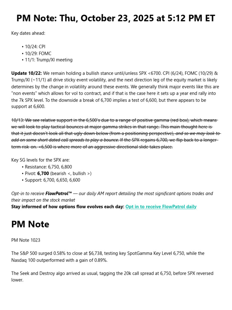 Founder's Notes 23.10 PM | PDF | Option (Finance) | Financial Markets