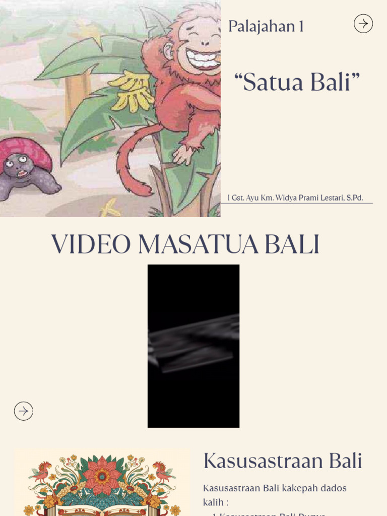 Satua Bali | PDF