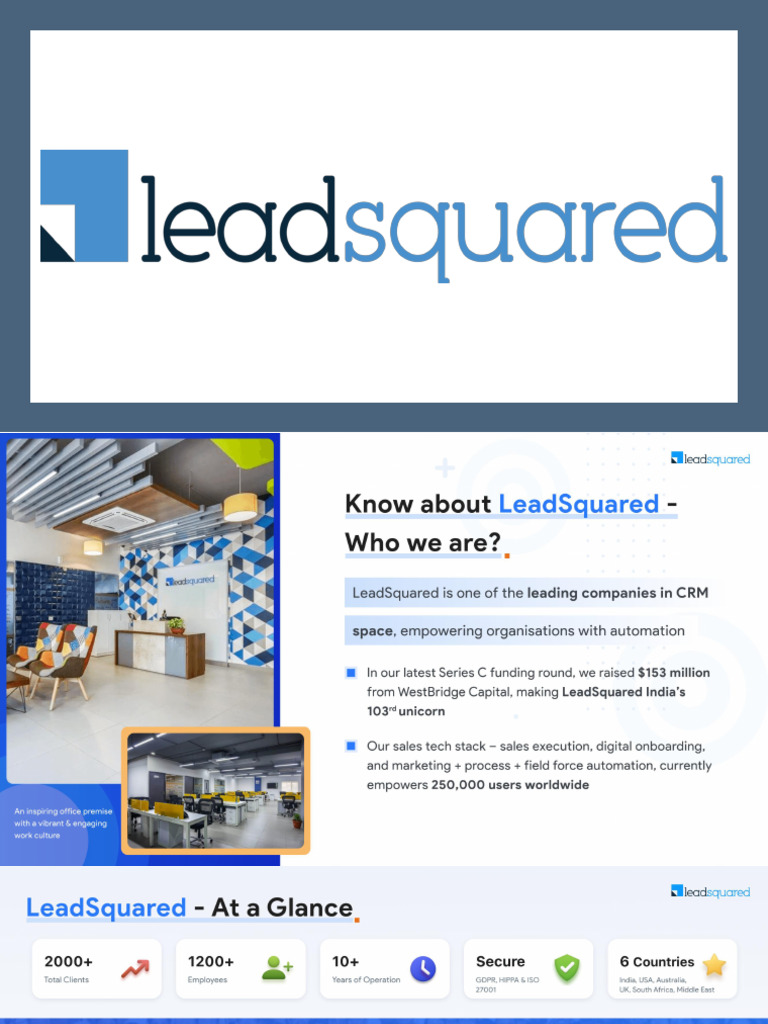 About LeadSquared | PDF