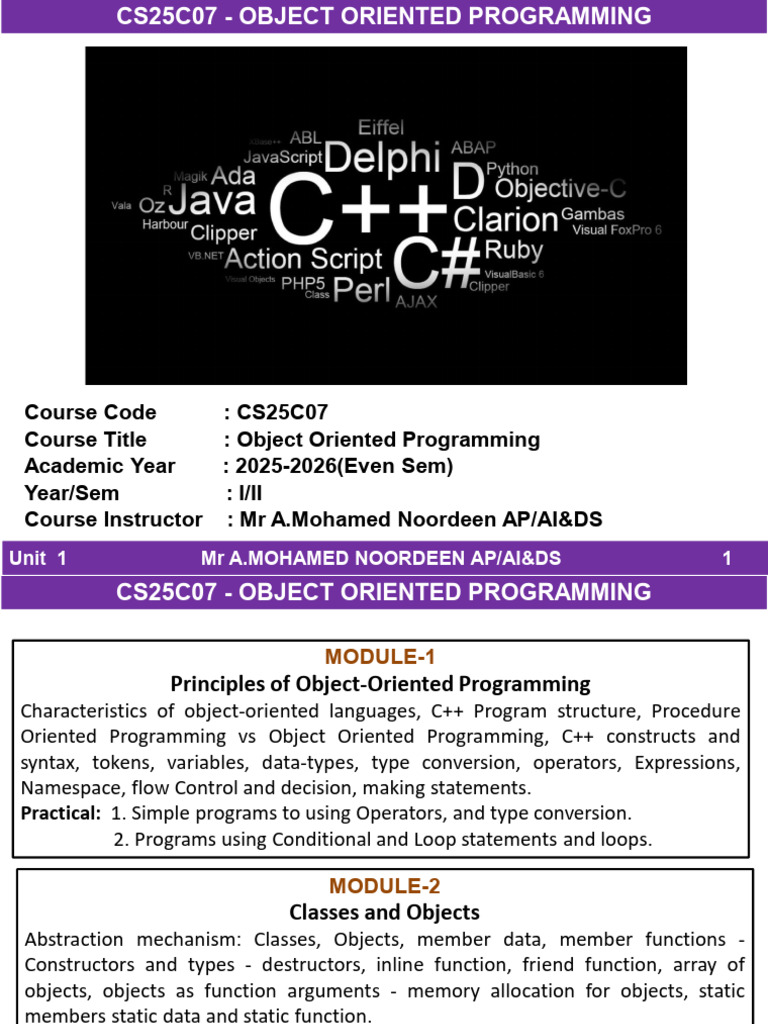 UNIT-1 Maths Anna Unviersty . | PDF | C++ | Inheritance (Object ...