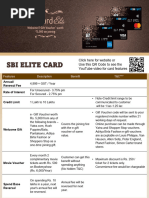 SBI Aurum Add-On Card Packaging Details | PDF