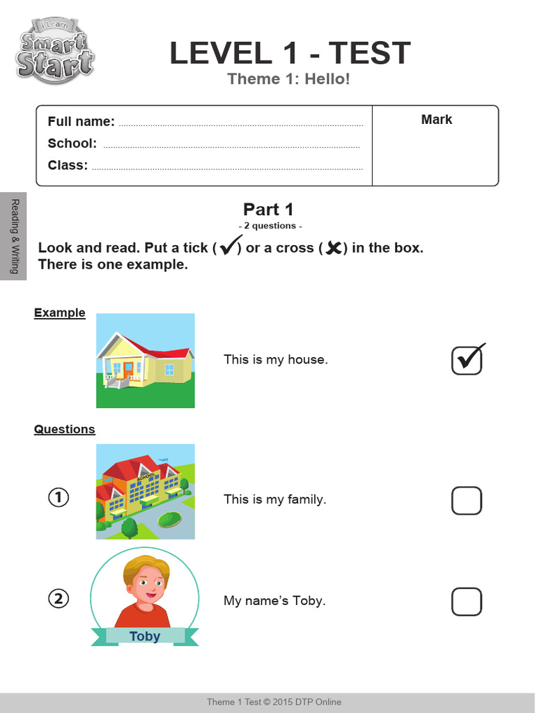 SS Level 1 Theme 1 R&W.ma | PDF