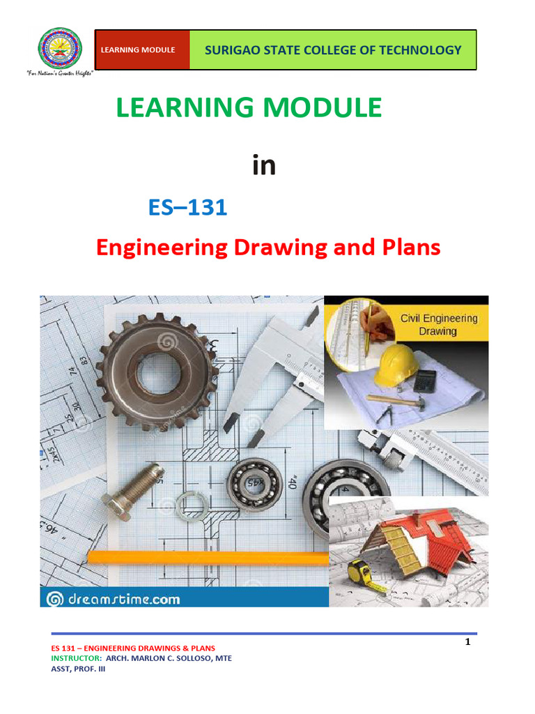 Engineering Drawings Plans Midterm Modules | PDF | Drawing | Foot (Unit)