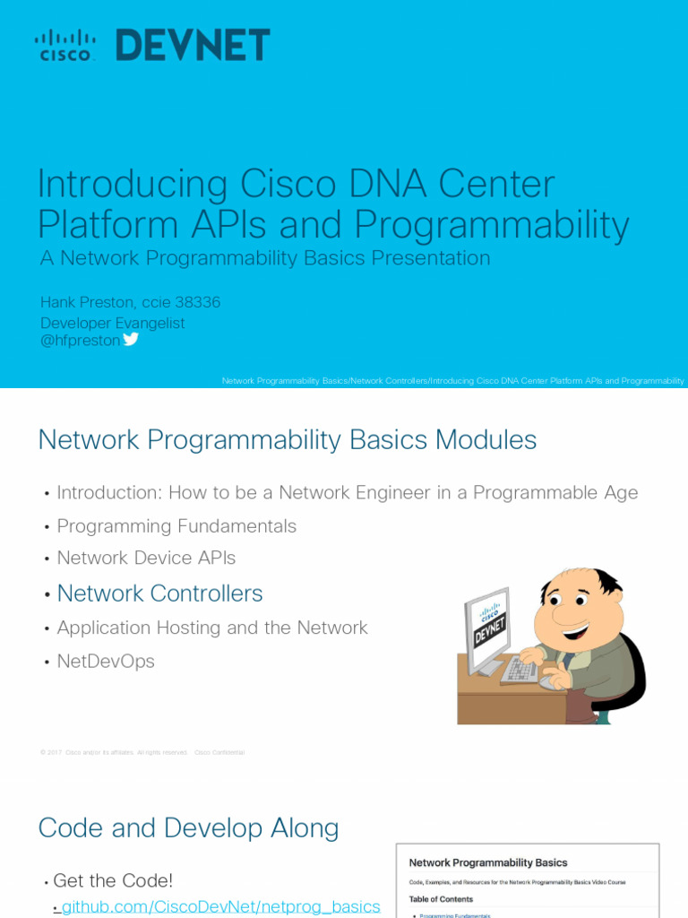 Program Your Own DNA With Cisco DNA Center APIs | PDF | Software ...