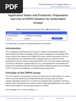 DPPH Assay Protocol with Ascorbic Acid | PDF | Spectrophotometry ...