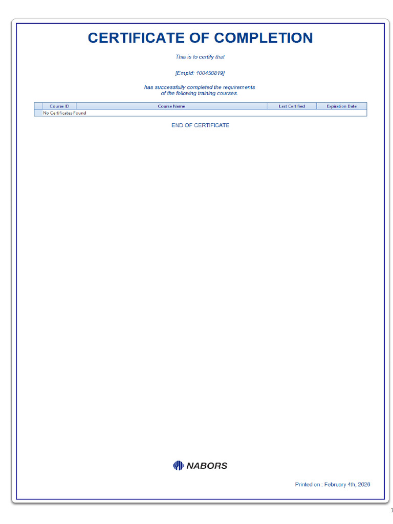 Certificate | PDF