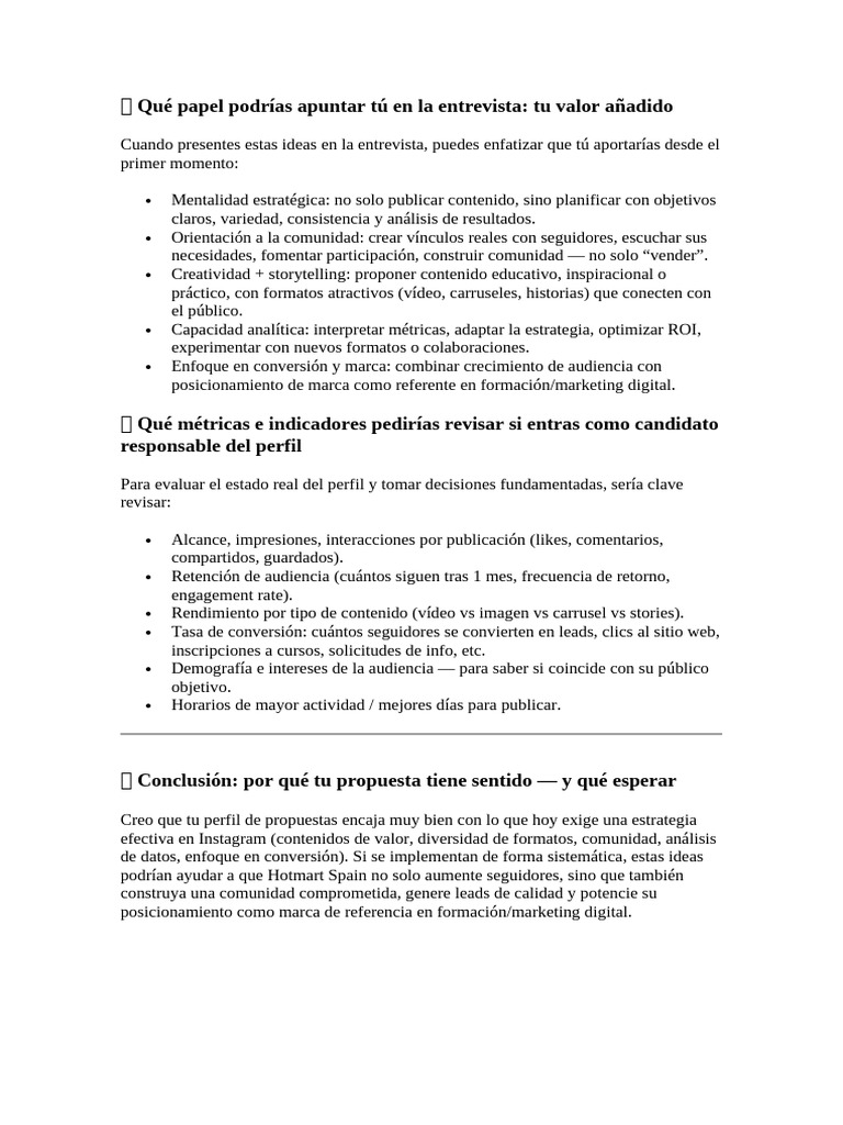 Analisis RRSS Hotmart | PDF | Marketing | Redaccion