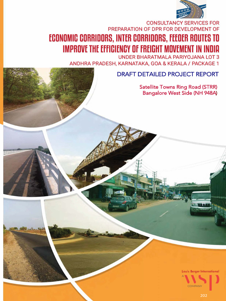 Vol-I Main Report - STRR-Package 2-1 | PDF | Road Infrastructure | Land ...