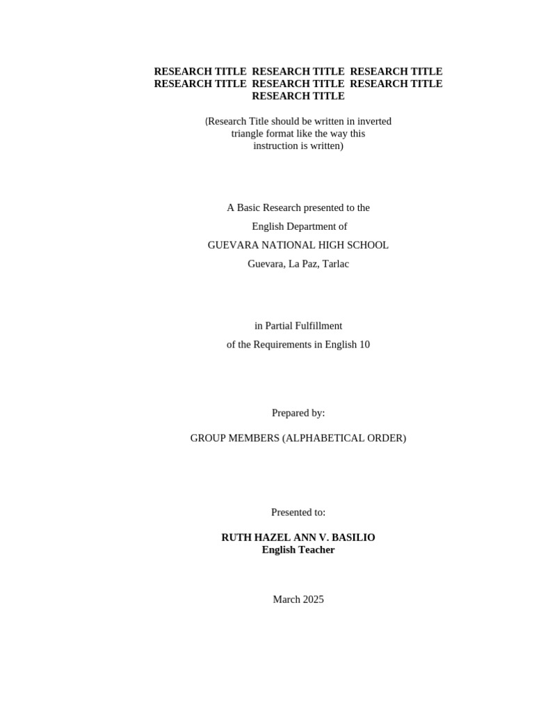 Front Page Research | PDF