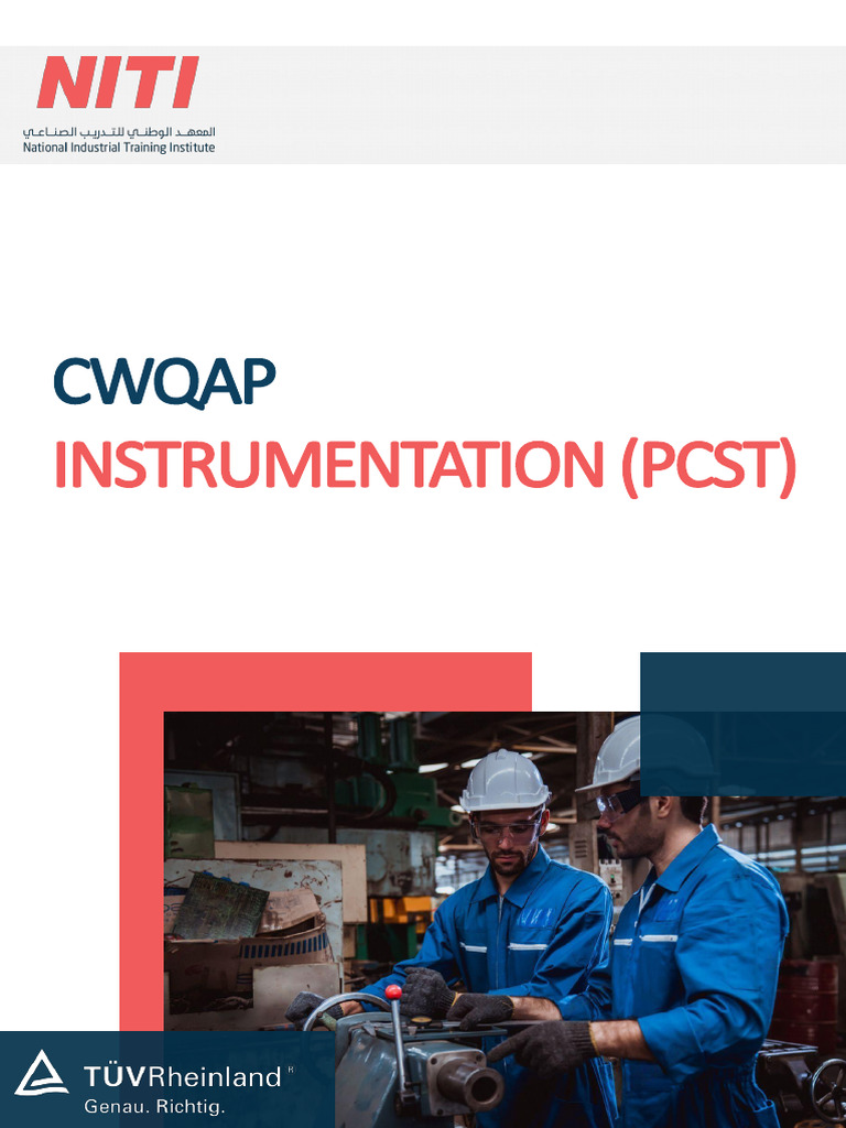 CWQAP-INSTRUMENTATION-PCST | PDF | Instrumentation | Vocational Education
