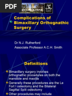 Complications of Bimaxillary Orthognathic Surgery