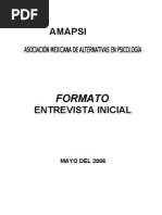 Formato de entrevista inicial - AMAPSI
