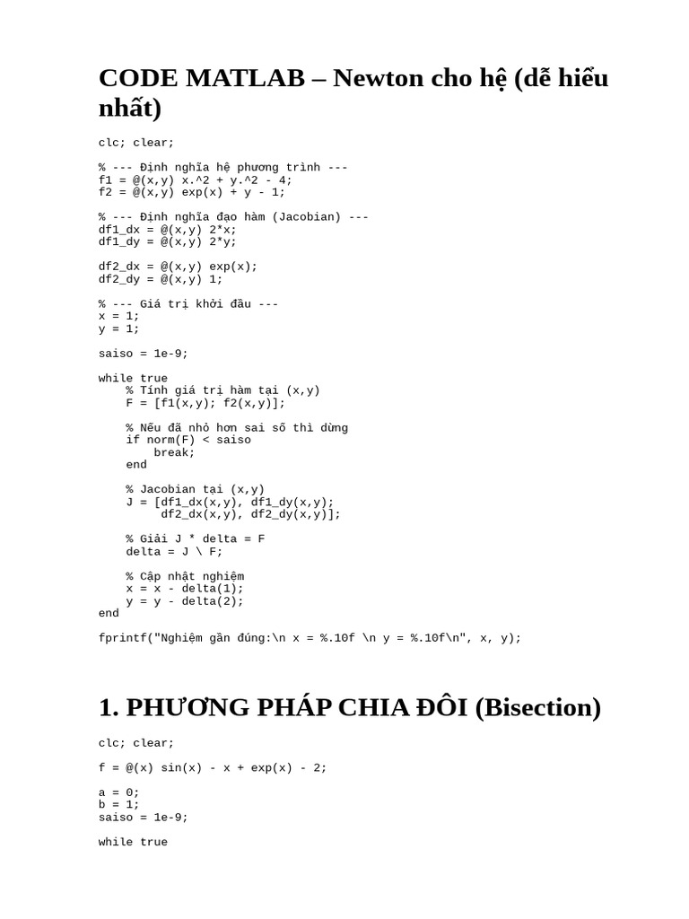 Code Matlab | PDF