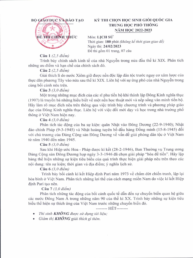 Lich Su | PDF