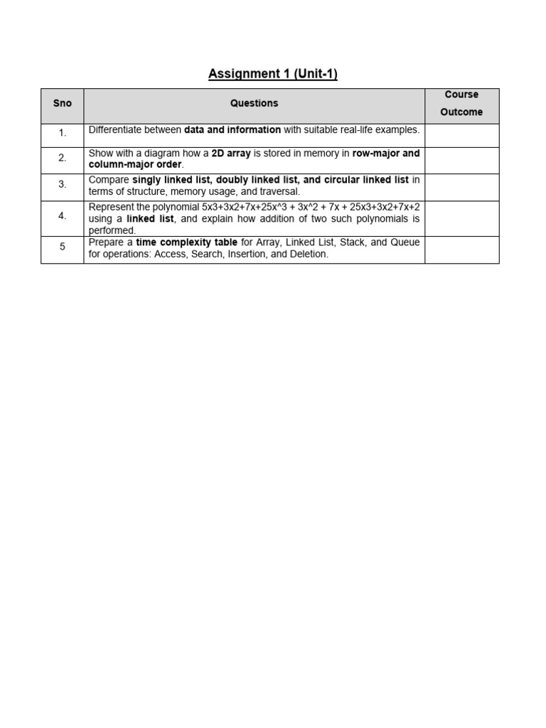 Assignment 1 | PDF