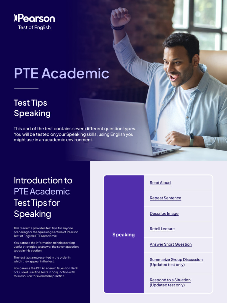 PTE Academic Speaking Tips - Cut | PDF | Stress (Linguistics) | English ...
