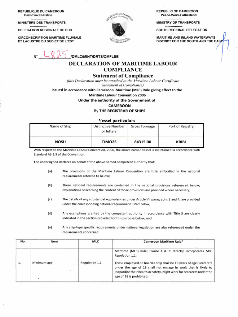 Nosu DMLC Part I | PDF | Sailor