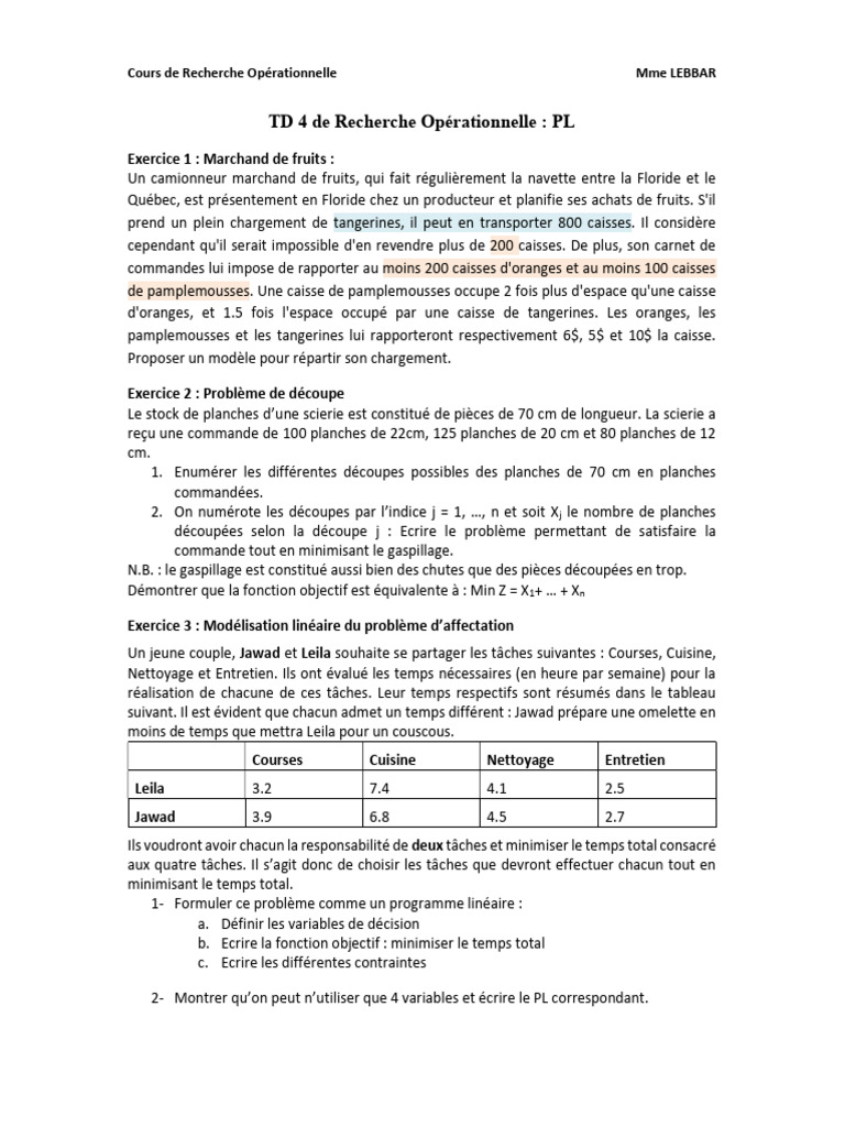 TD4 Ro PL | PDF