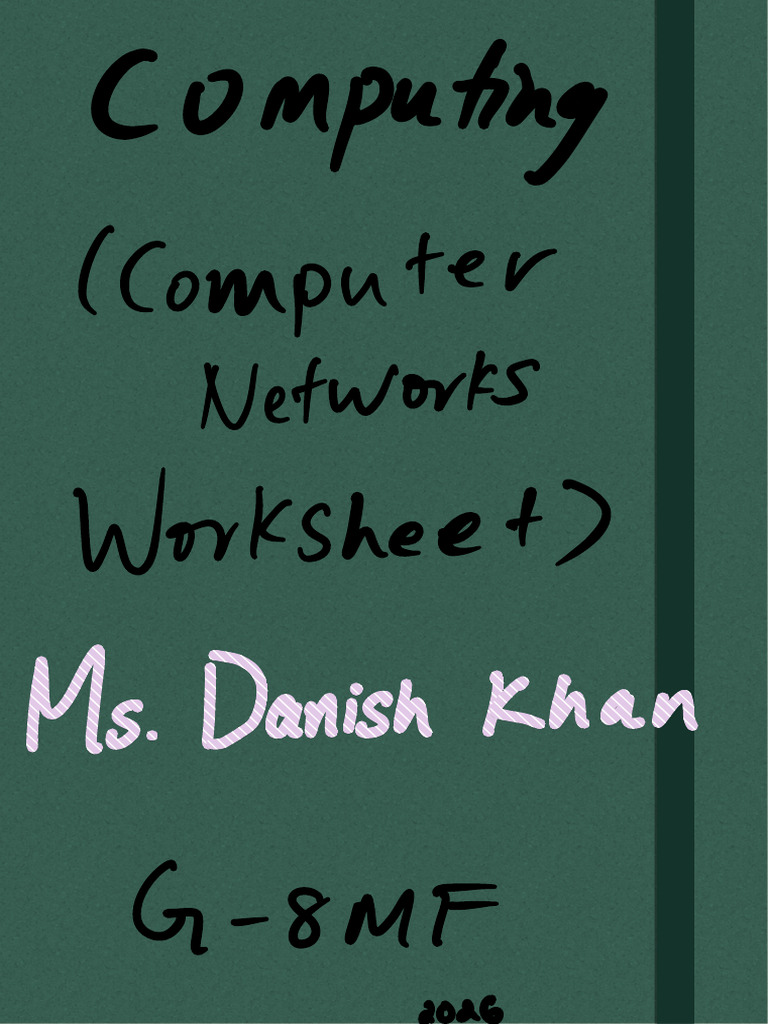Computer Network Worksheet | PDF