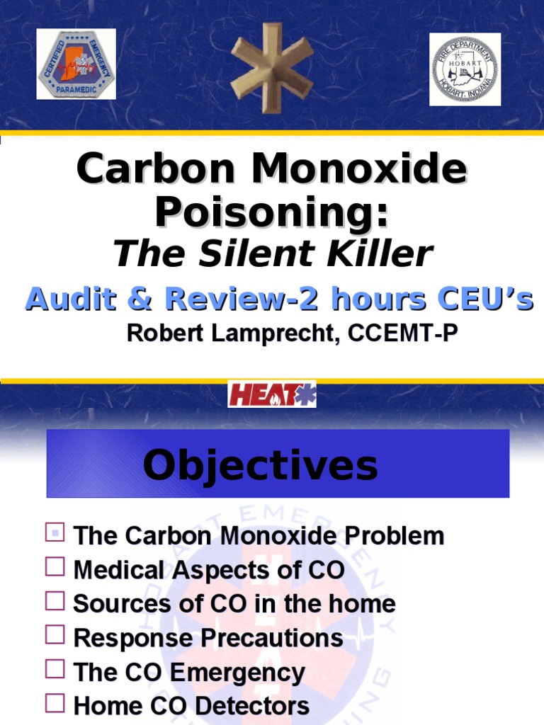 Co Poisoning | PDF | Carbon Monoxide | Chemistry