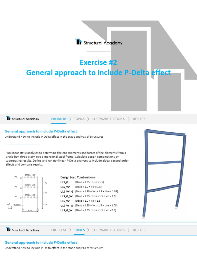 02 - General Approach To Include P-Delta Effect | PDF | Nonlinear ...