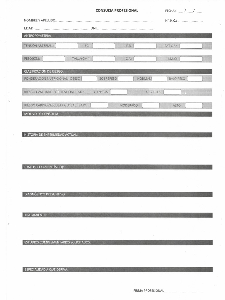 Hoja de Consulta | PDF