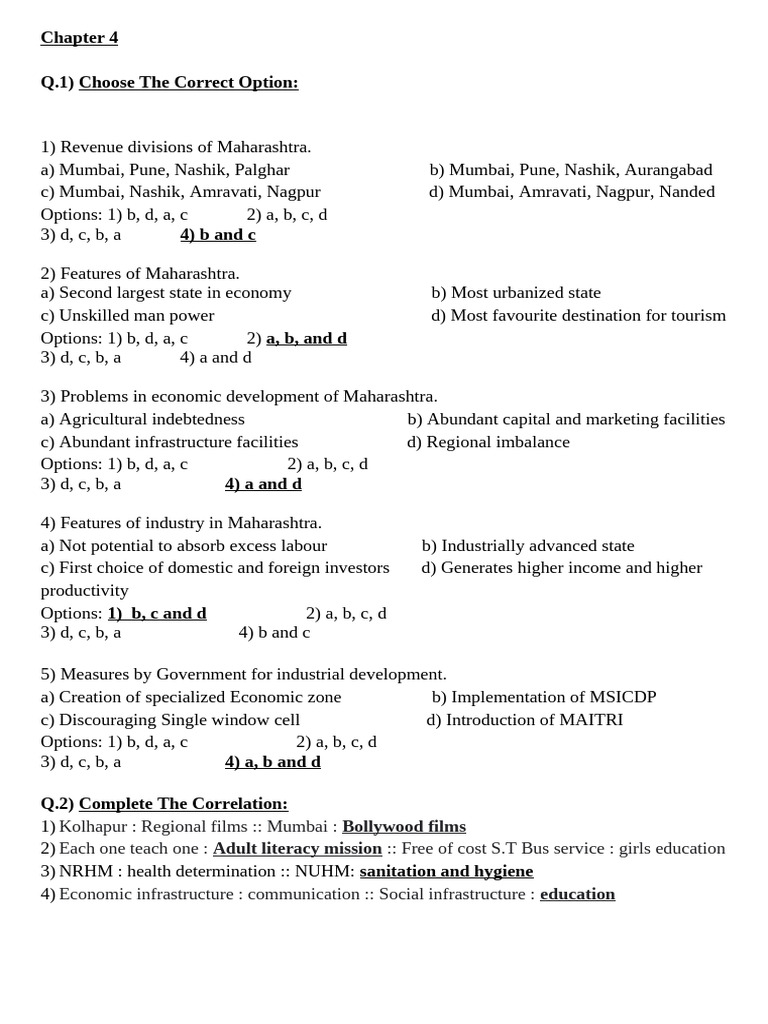 Chapter 4 Eco 11 STD Work Sheet | PDF | Economies
