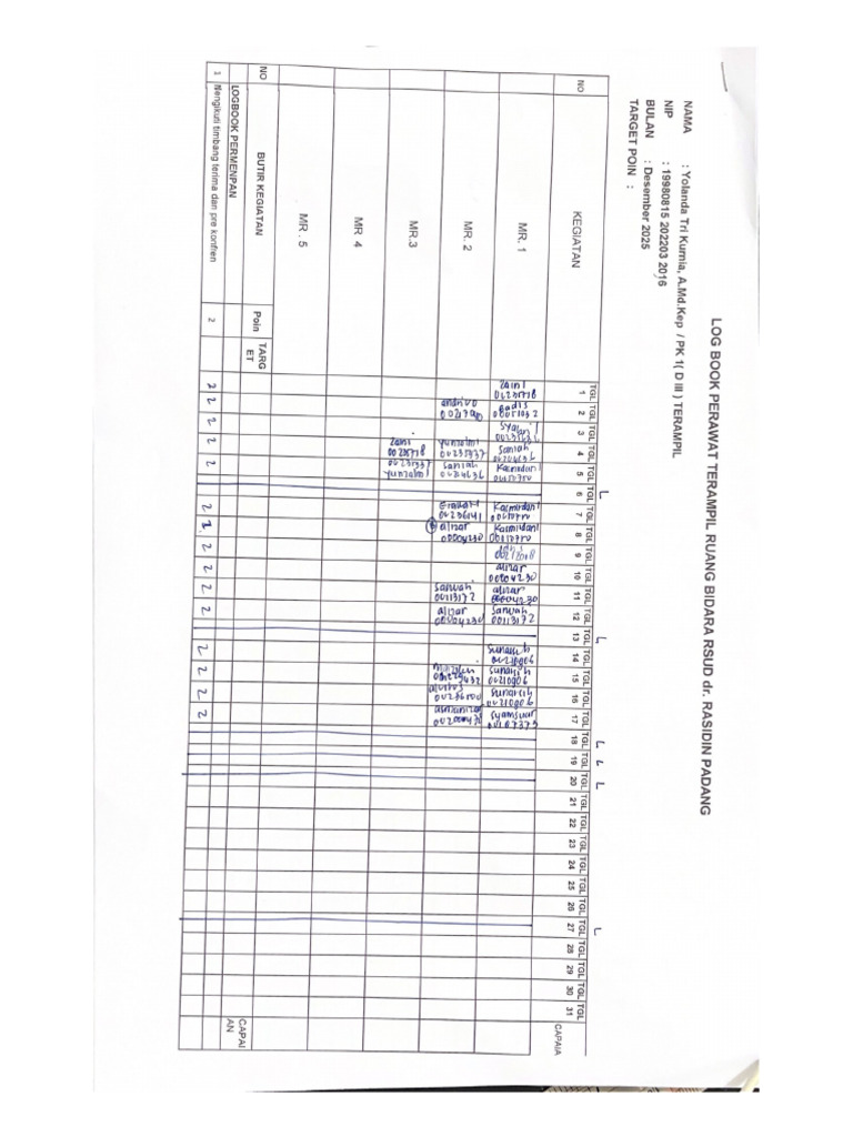 Logbook Des2025 | PDF
