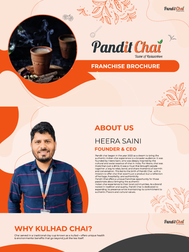 Pandit Chai Brochure | PDF