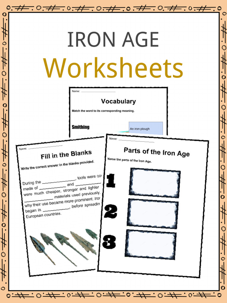 Sample Iron Age Worksheets 1 | PDF | Iron Age | Iron