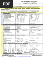 Radiology Request Form Template | PDF