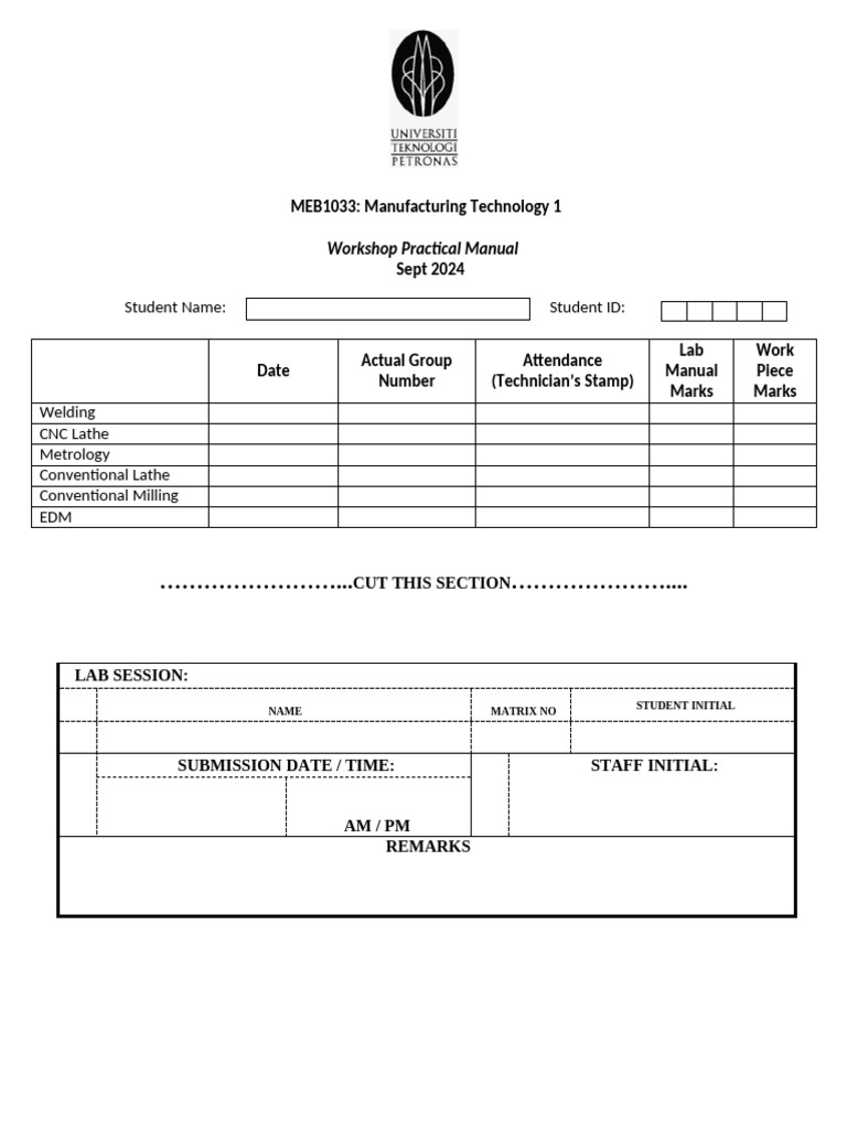 Conventional Lathe Lab Report AZMI | PDF | Metalworking | Machining