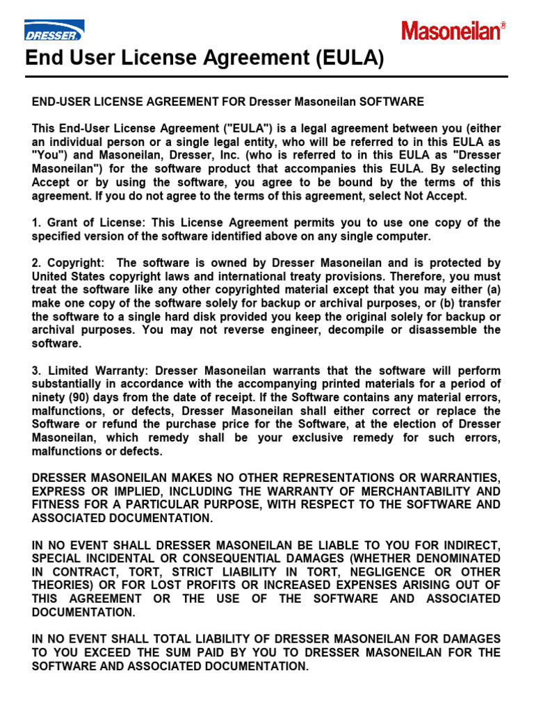 Eula | PDF | Software | Civil Law (Legal System)