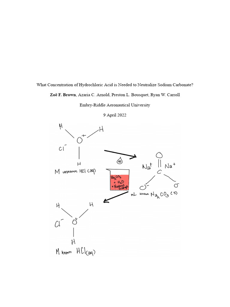Final Submission CHM 110 Lab Report PDF | PDF | Acid | Titration