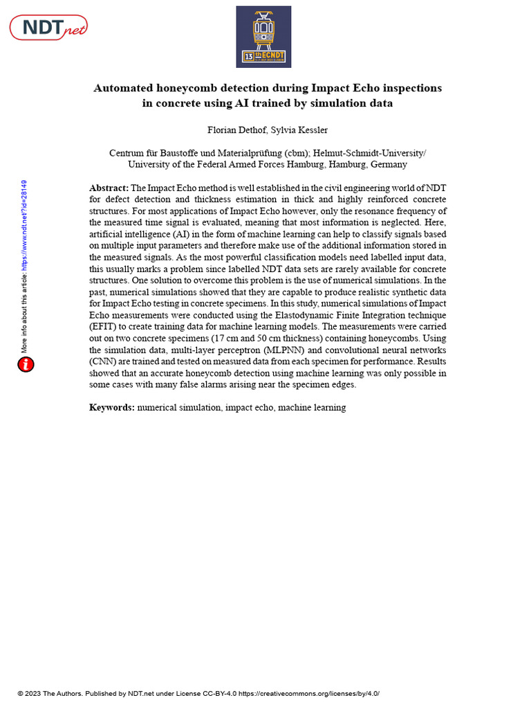 Kessler_2023_Impact Echo AI | PDF | Machine Learning | Artificial ...