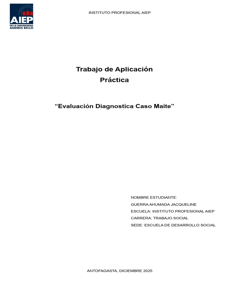 TAPP - PDF CASO MAITE | PDF | Trabajo Social | Salud mental