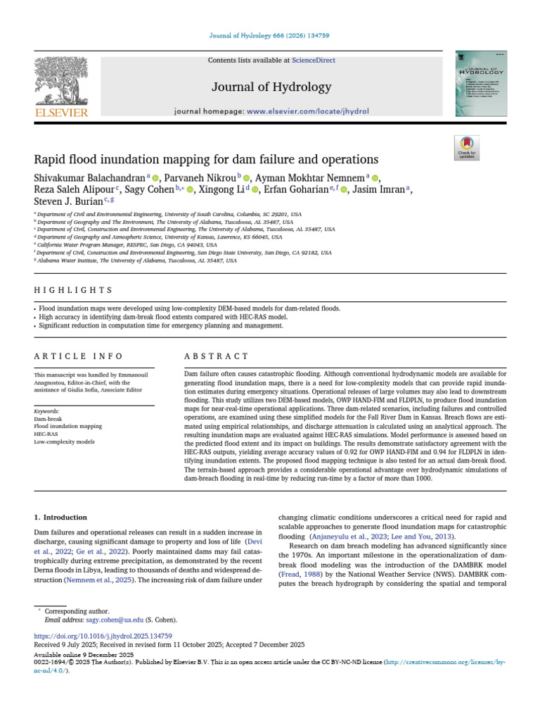 Flood Inundation | PDF | Flood | Sensitivity And Specificity