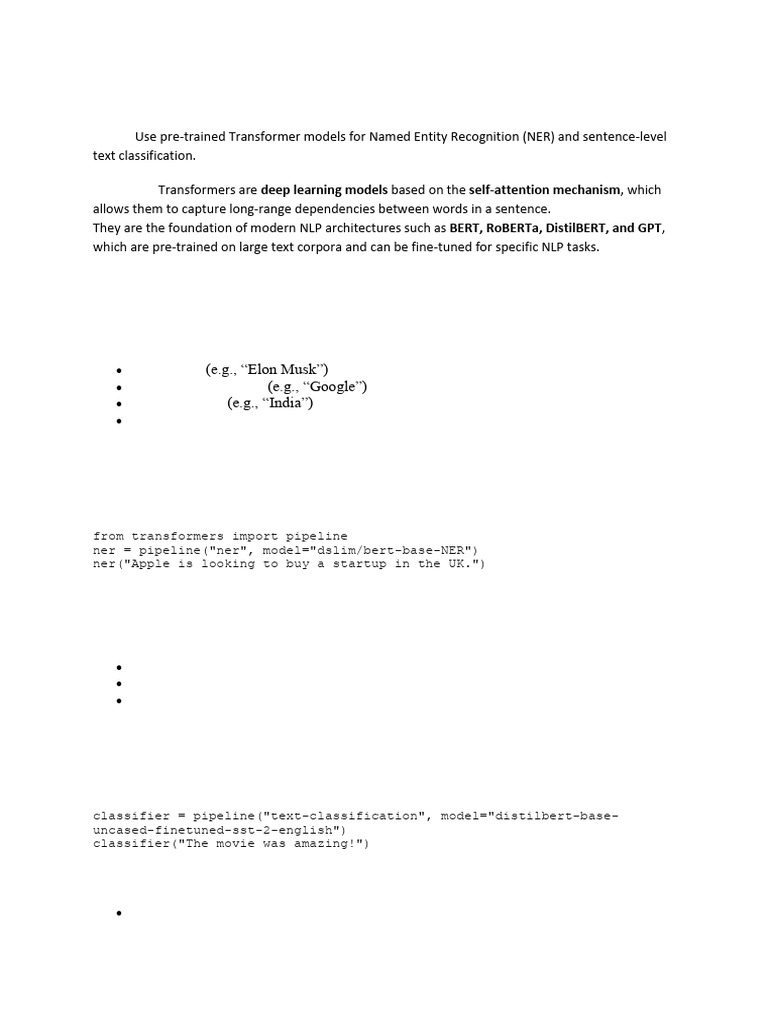 NLP Practical No 8 | PDF